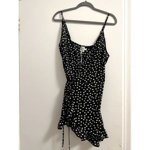 Polka dot mini dress